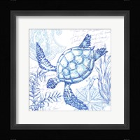 Coastal Sketchbook Turtle Fine Art Print