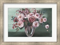 Romantic Moody Florals Landscape Fine Art Print