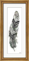 Tribal Feather Neutral Panel II Fine Art Print