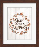 Give Thanks Wreath Fine Art Print