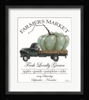 Farmers Market Truck Fine Art Print