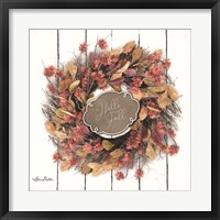 Hello Fall Wreath Fine Art Print