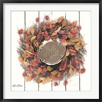 Hello Fall Wreath Fine Art Print