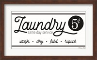Laundry Same Day Service Fine Art Print