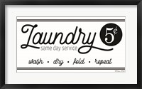 Laundry Same Day Service Fine Art Print