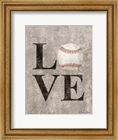 LOVE Baseball Fine Art Print