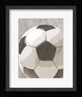 Sports Ball - Soccer Framed Print