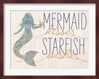 Mermaid Kisses Starfish Wishes Fine Art Print
