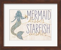 Mermaid Kisses Starfish Wishes Fine Art Print