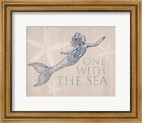Mermaid At One with the Sea Fine Art Print