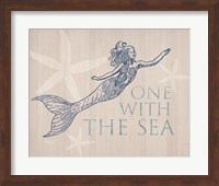 Mermaid At One with the Sea Fine Art Print