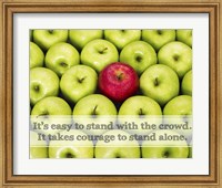 It's Easy to Stand With the Crowd Fine Art Print