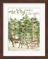 Merry & Bright Deer Fine Art Print