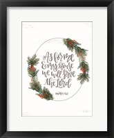 Joshua 24:15 Fine Art Print
