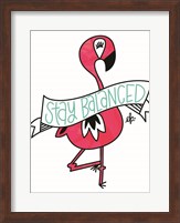 Flamingo Stay Balanced Fine Art Print