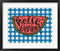 Hello Summer Watermelon Fine Art Print