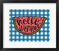 Hello Summer Watermelon Fine Art Print