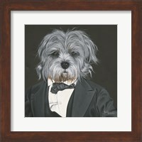 Dog in Suit Fine Art Print