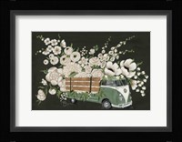 VW Bus Black Fine Art Print