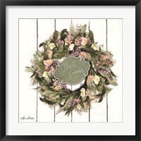 Hello Summer Wreath Fine Art Print