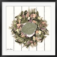 Hello Summer Wreath Fine Art Print