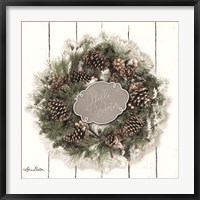 Hello Winter Wreath Fine Art Print