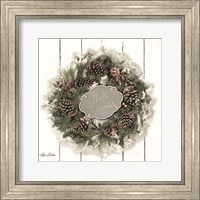 Hello Winter Wreath Fine Art Print
