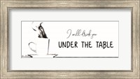 Under the Table Fine Art Print