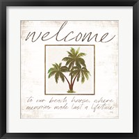 Welcome Palm Trees Fine Art Print