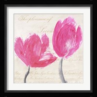 Classic Tulips I Framed Print