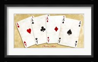 Four Aces (Gold) Fine Art Print