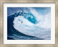 Surfing the Big Wave, Tasmania Fine Art Print