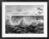 Waves Crashing, Point Reyes, California (BW) Fine Art Print