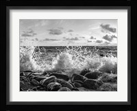Waves Crashing, Point Reyes, California (BW) Fine Art Print