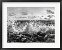 Waves Crashing, Point Reyes, California (BW) Fine Art Print