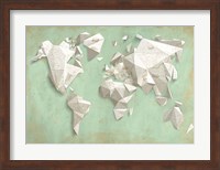 A Different World (Mint & Gold) Fine Art Print