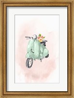 Green Bike Fine Art Print