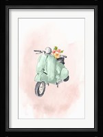 Green Bike Fine Art Print