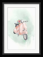 Coral Bike Fine Art Print