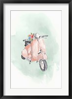 Coral Bike Fine Art Print