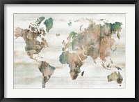 Map of the World Fine Art Print