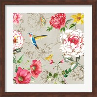 Hummingbird Botanical II Fine Art Print