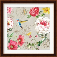 Hummingbird Botanical II Fine Art Print