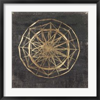 Golden Wheel II Framed Print