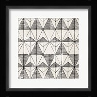 White Art Deco II Framed Print