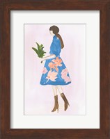 Girl with Plant Fine Art Print