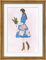 Girl with Plant Fine Art Print