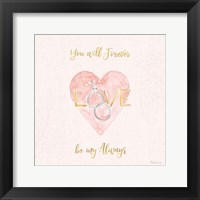 All You Need is Love XI Pink Fine Art Print