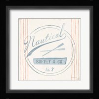 Floursack Nautical IX Boat Framed Print