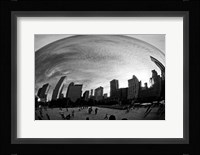 The Bean Chicago BW Fine Art Print